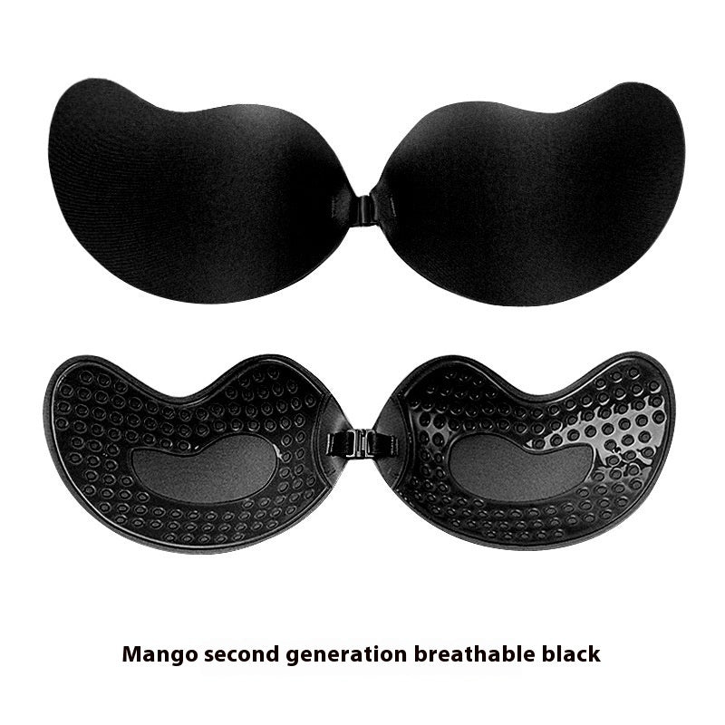 Invisible One-piece Silicone Lycra Gathering Bra Breast Pad Without Steel Ring